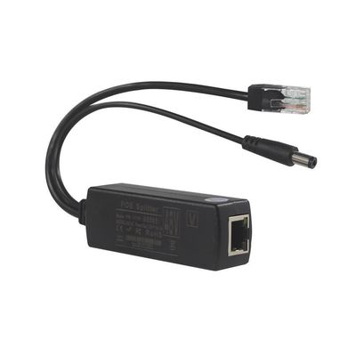 Waterproof POE Injector Splitter 100Mbps Security 12W Y Splitter Poe Adapter