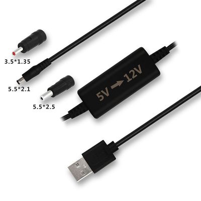 8m USB to DC Power Cable Step up Your WIFI Router and Camera with 5V to 12V Converter
