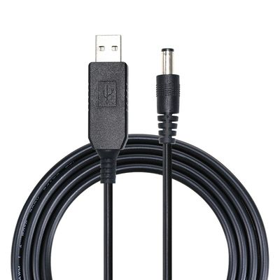 5V 12V DC Power USB Converter Cable With USB 2.0 Connector And Pure Copper Conductor