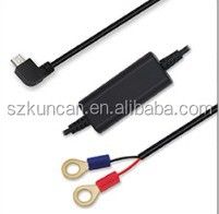 2464 22AWG USB Converter Cable 3.5m 2.5mm For Vehicle GPS 5V To 12V Step Up