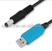 White 3A 2.1mm 5 Volt To 9 Volt Usb Converter For USB Voltage Cable