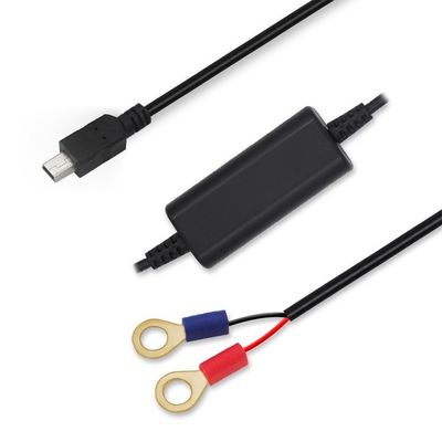 Mini USB 12V To 5V Car Charger Cable For Dash Cam Kit Hard Wire Kit  Customized