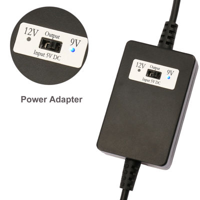 5V to 9V 12V DC Boost Converter USB Boosting Cable for Vehicle Charging 5.5*2.1mm Jack