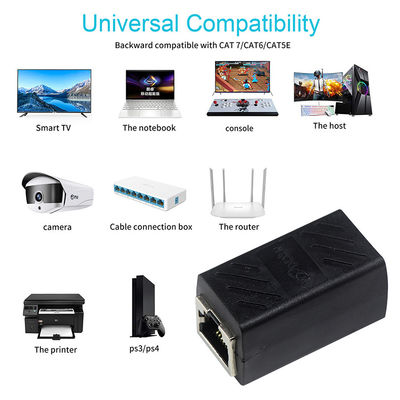 Ethernet Socket Rj45 To Rj45 Connector 8P8C UTP/FTP/SFTP Shield