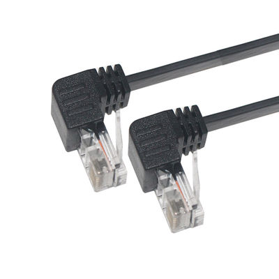 Cat5e/Cat6/Cat7/Cat8 High Speed Lan Cable RJ45 90 Degree Patch Cable 1-10m