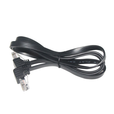 Cat5e/Cat6/Cat7/Cat8 High Speed Lan Cable RJ45 90 Degree Patch Cable 1-10m