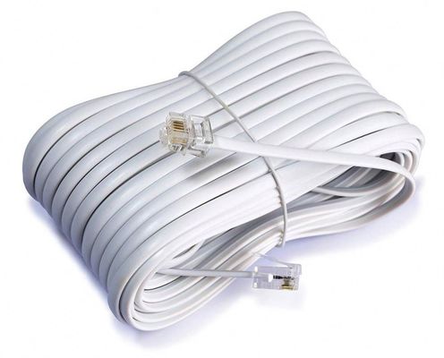 Customization Rj9 Coiled Telephone Handset Cable 5 Feet Rj11 Telephone Cable