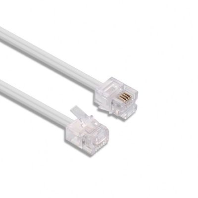 Customization Rj9 Coiled Telephone Handset Cable 5 Feet Rj11 Telephone Cable