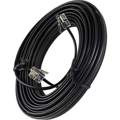 Customization Rj9 Coiled Telephone Handset Cable 5 Feet Rj11 Telephone Cable