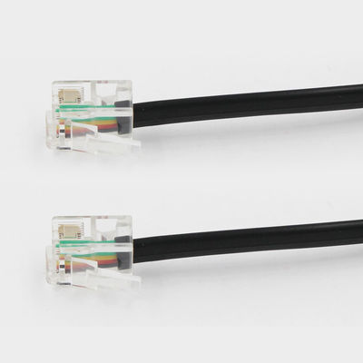 12FT Telephone Modem Cable Spiral Telephone Cable 24AWG-28AWG