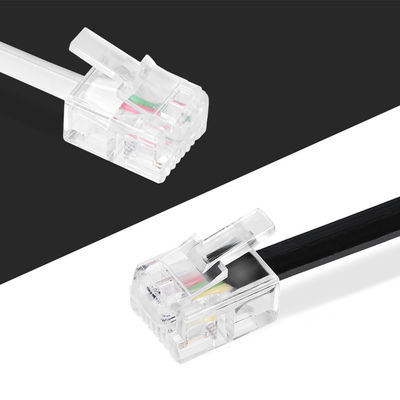 Standard 4P4C 4P2C 6P2C 6P4C Telephone Extender Cable 24AWG-28AWG