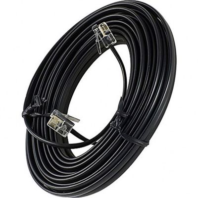 10M 2 Pair 4 Cores Flat Telephone Copper Cable Landline Telephone Extension Cable