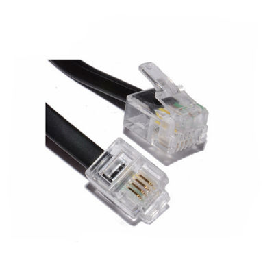 16mhz Spiral Telephone Cable Shielded RJ9 RJ11 RJ12 Coiled Telephone Line 6P6P 6P4C 4P4C 4P2C