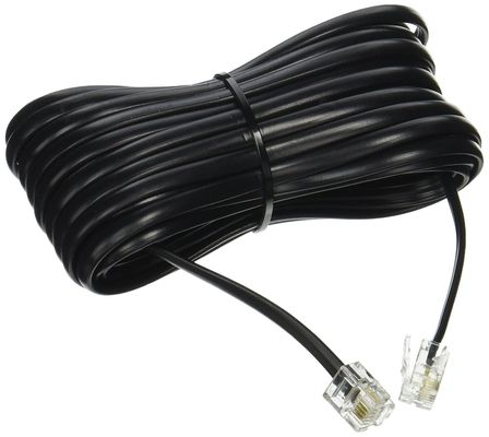 1meter 24AWG Telephone Flat Cable Telephone Patch Cord RJ12 To RI12 6P6C