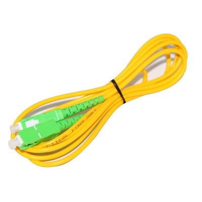 Single Mode SC To SC Fiber Optic Cable 3Meter Fiber Patch Cord For Smooth Data Transfer