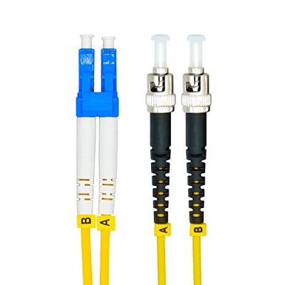 10Ft Fiber Optic Patch Cord With Lc Fc St Os2 9-125Um  2Core SC Male Adapter