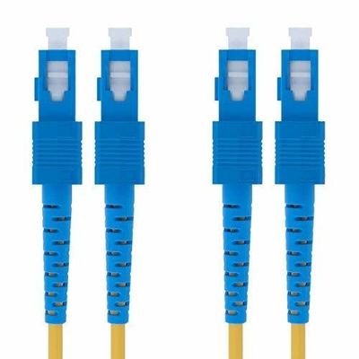 FTTH FTTB Sc To Sc Fiber Jumper 2 4 6Core Armoured Fibre Patch Leads