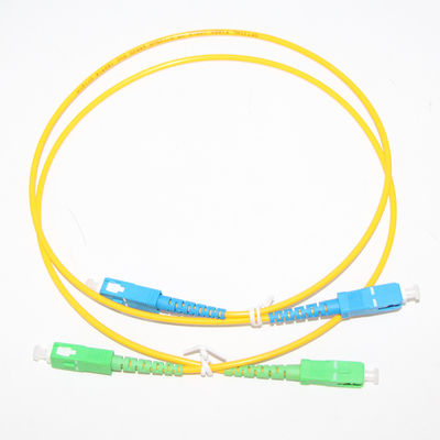 FTTH FTTB Sc To Sc Fiber Jumper 2 4 6Core Armoured Fibre Patch Leads