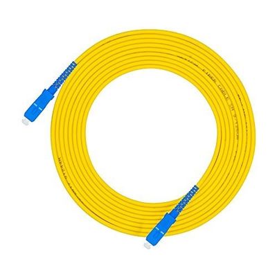 Single Mode Simplex Fiber Optic Cable Fiber Jumper Cables10ft SC To SC  Connector