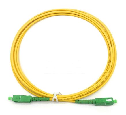 Single Mode Simplex Fiber Optic Cable Fiber Jumper Cables10ft SC To SC  Connector