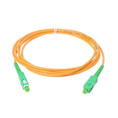 FTTH FTTB Fiber Optic Patch Cable SC To SC Patch Cord For Long Distance Transmission