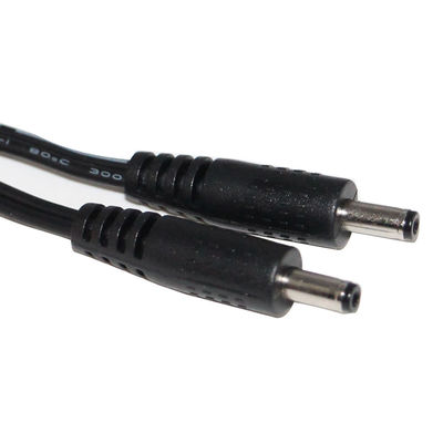 1m/2m/5m Male To Male DC Extension Cable With PVC Jacket And 3.5*1.35mm Diameter