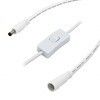 Customized 12V DC Extension Cable 5.5*2.5 Mm Male To Female With Switch 120cm