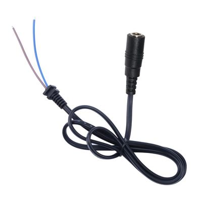 DC5521 Plug Connector To Open End Power Cord Cable With Copper Conductor