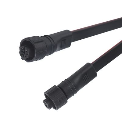 4pin 5pin 6pin Straight Male Plug Screw M8 Waterproof Connector 60cm IP65 IP66