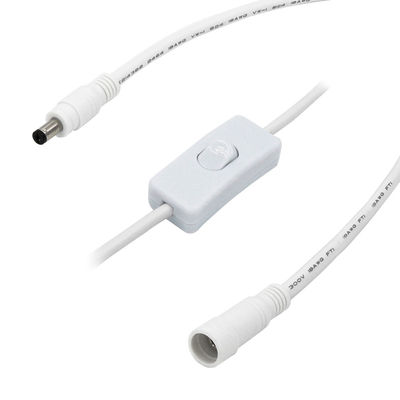 20AWG DC Power 5525 DC Plug Extension Cable Male To Female 5.5mm*2.5mm