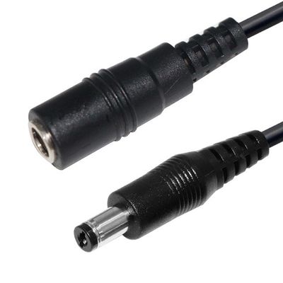 20AWG DC Power 5525 DC Plug Extension Cable Male To Female 5.5mm*2.5mm