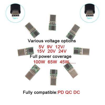 20V 15V 9V 5V PD Charging Cable USB Type C 3.1 Male To DC Male 5521 5525mm Connector