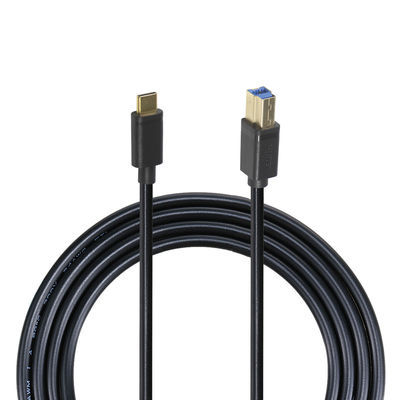 1m 1.5m 2.0 3.0 Type C Male To USB B Male USB Data Cable For Scanners And Printers