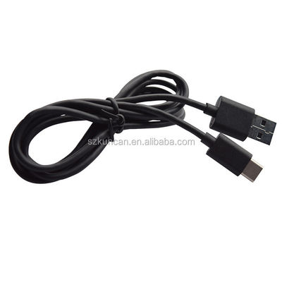 Black Micro-USB Data Cable For Camera And MP3 1m 1.5m Braid Shielding
