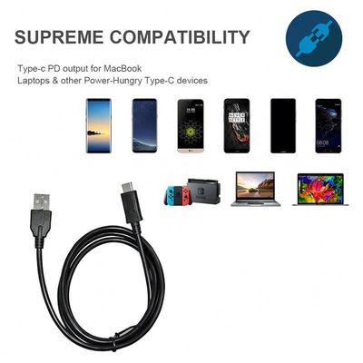 Foil Shielding Usb Type C Fast Charging Cable 1m/3m White/Black