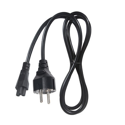 CEE 77 to C5 Power Cord 6ft 10A 120V Black PVC