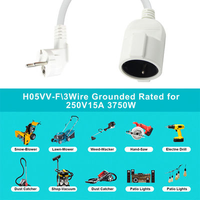 European CEE 3G1.5mm2 AC Power Cord Extension Lead Cable for Industrial Applications