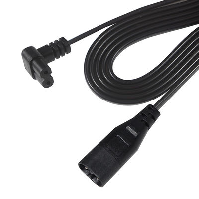 0.5M VDE 250V 2.5A H03VVH2-F 0.75MM2 2 core IEC C7 to IEC C8 Power Extension Cord