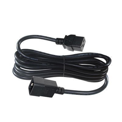 Indoor Hospital Grade C19 C20 3 Prong Power Cord with CEI Male End Type and Extend Outlet