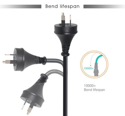Strip LCD Monitor Wire Extension Socket Replacement with Open End and AU Plug Standard