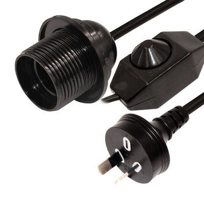 Edison Lamp Socket AC Electric Extension Wire Dimmer Light Bulb Set for Australia Salt Lamp