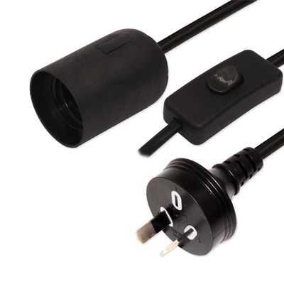Edison Lamp Socket AC Electric Extension Wire Dimmer Light Bulb Set for Australia Salt Lamp