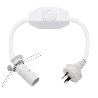 Cable H03VVh2-F 2G*0.75mm2 Salt Lamp Dimmer Switch And E14 Power Cord With Australia Plug