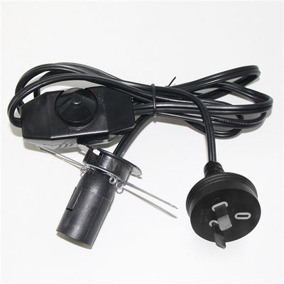 Cable H03VVh2-F 2G*0.75mm2 Salt Lamp Dimmer Switch And E14 Power Cord With Australia Plug
