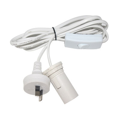 Cable H03VVh2-F 2G*0.75mm2 Salt Lamp Dimmer Switch And E14 Power Cord With Australia Plug