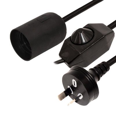 Cable H03VVh2-F 2G*0.75mm2 Salt Lamp Dimmer Switch And E14 Power Cord With Australia Plug