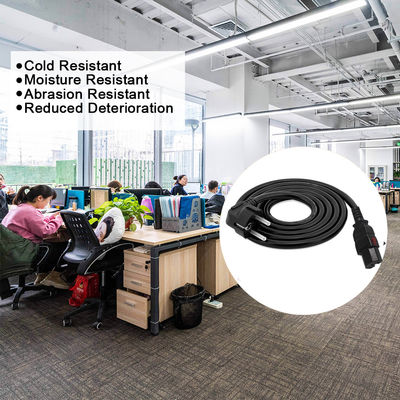 Pse Pdu Locking Plug Power Cable with Rewireable Schuko CEE 77 to IEC15 Connector