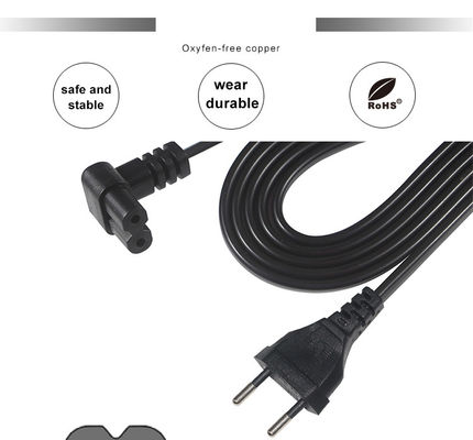 2.5A Euro Iec Extension Cable for Rice Cooker and Electric Iron Industrial Standard