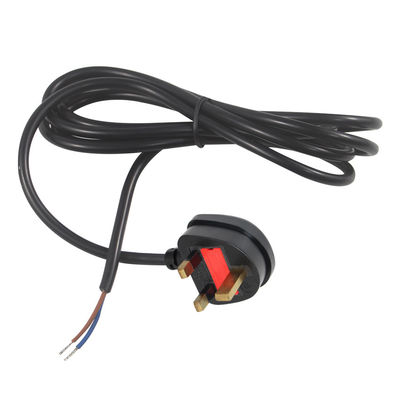 H05vv-f 3*0.5mm2/0.75mm2 IEC Female End Type UK 3 Prong Cable for Desktop PDU Connector