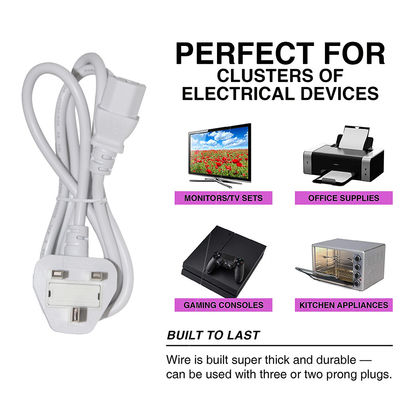 extension cord. B1363 PDU with 5M Rewireable Outlet and UK C13 Power Cable BS Male End Type